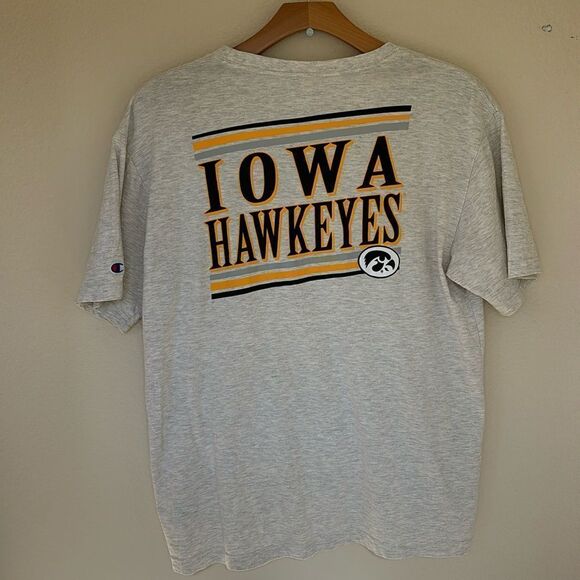 Champion‎ University of Iowa Hawkeyes Heather Gray T-shirt XL - Picture 2 of 9